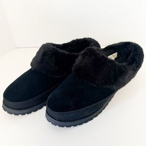 Timberland Ortholite Cozy Black Women's Faux Fur-Lined Slippers